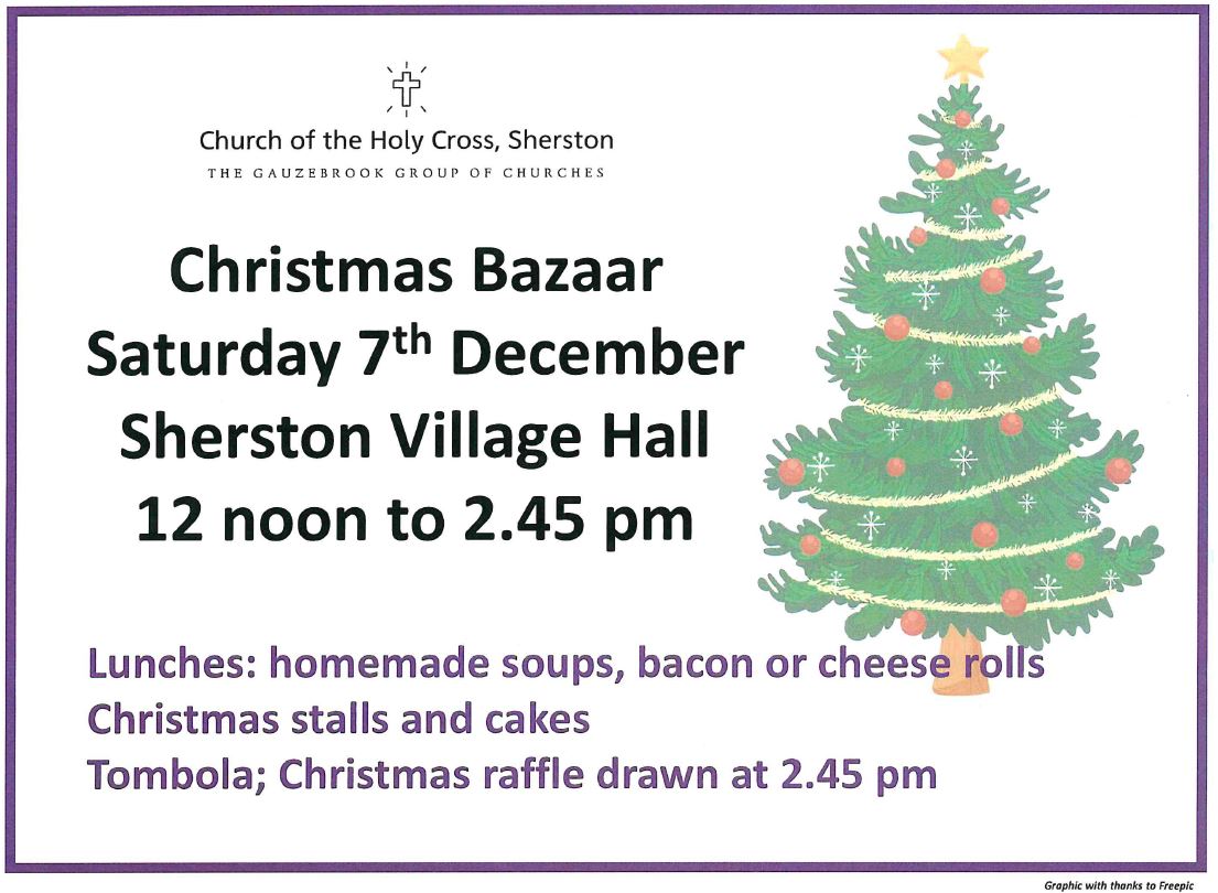 Christmas Bazaar - Church of the Holy Cross, Sherston